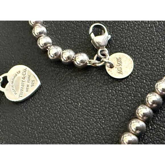 Tiffany & Co. Sterling Silver Return to Tiffany Heart Bracelet Dust Bag & Box - Picture 9 of 9